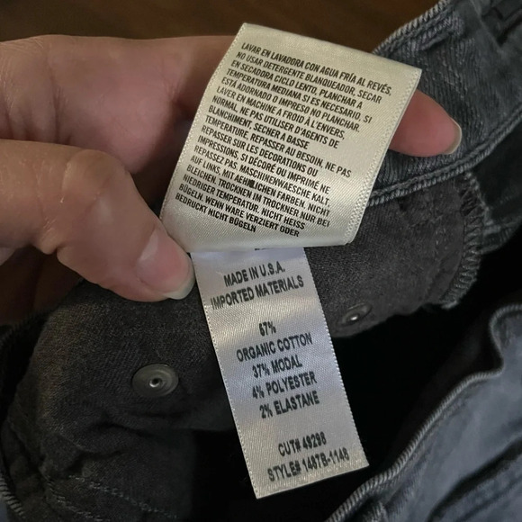 Citizen of Humanity Black Rocket Crop Midrise Skinny - Picture 13 of 14